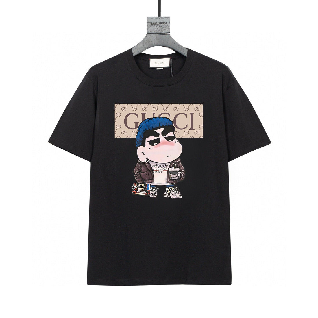 Gucci T-Shirt Without Collar 'Black' - SleekGait