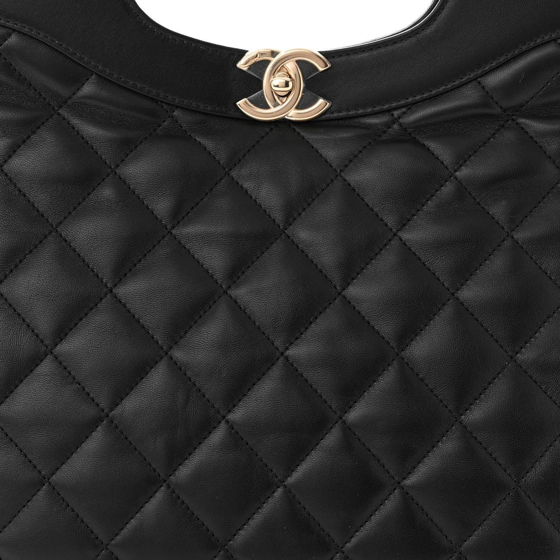 Chanel Shiny Crumpled Calfskin Quilted Mini 31 Shopping Bag - SleekGait