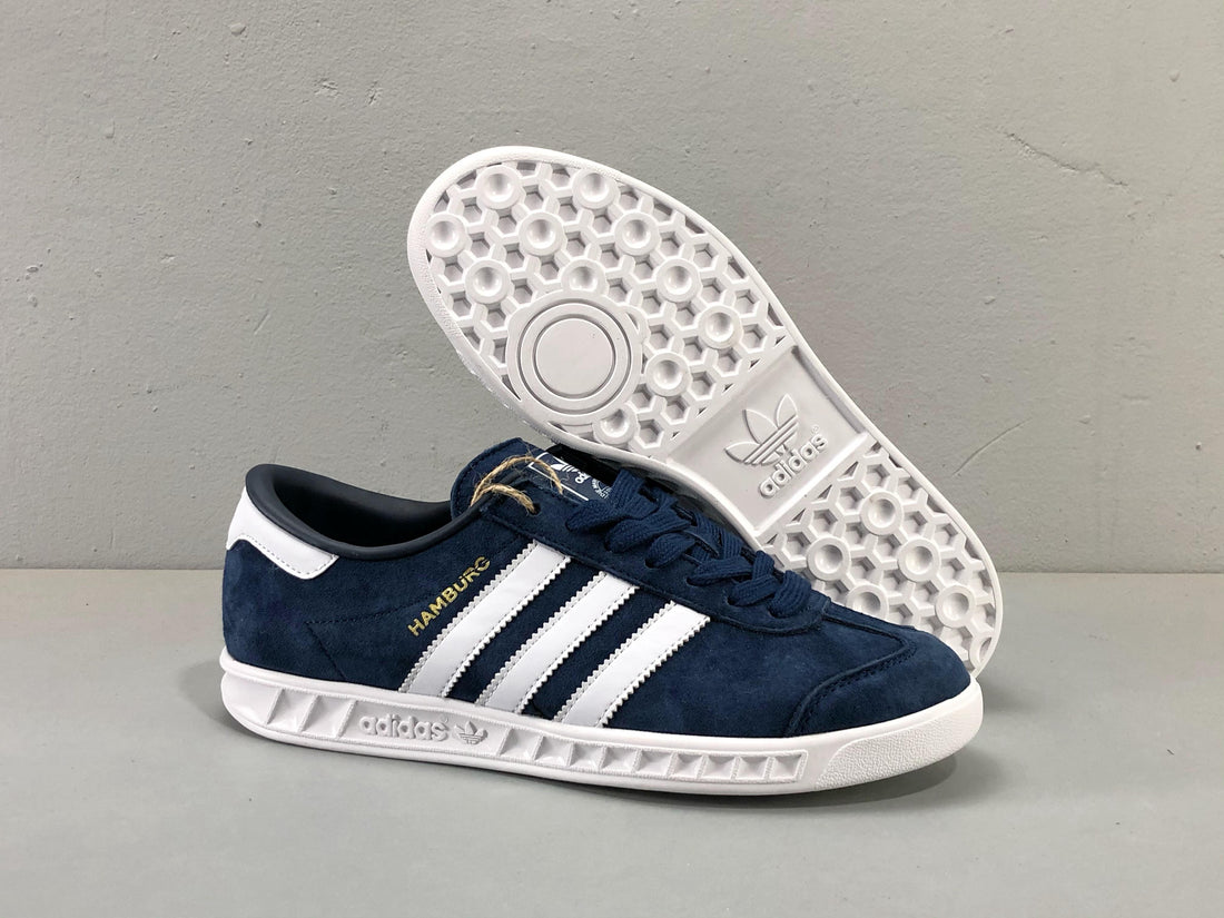 Adidas Originals Hamburg 'Dark Blue White' - SleekGait