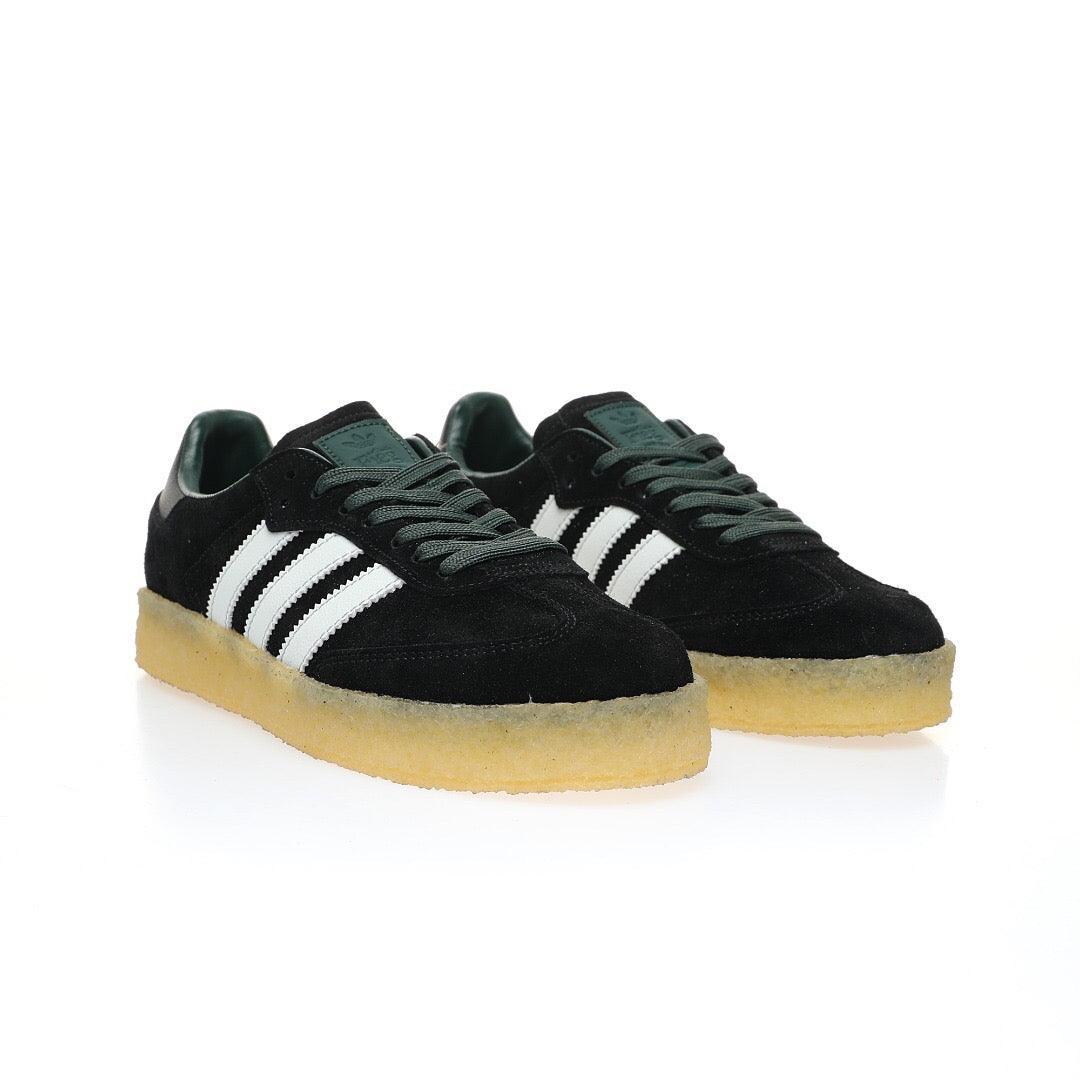 Adidas Originals Clarks 8th Street Samba By Ronnie Fieg Chalk 'Shadow Green' - SleekGait