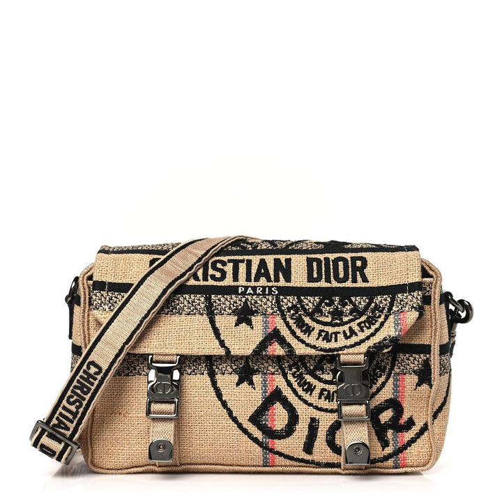 Christian Dior Canvas Diorcamp Messenger Beige - SleekGait