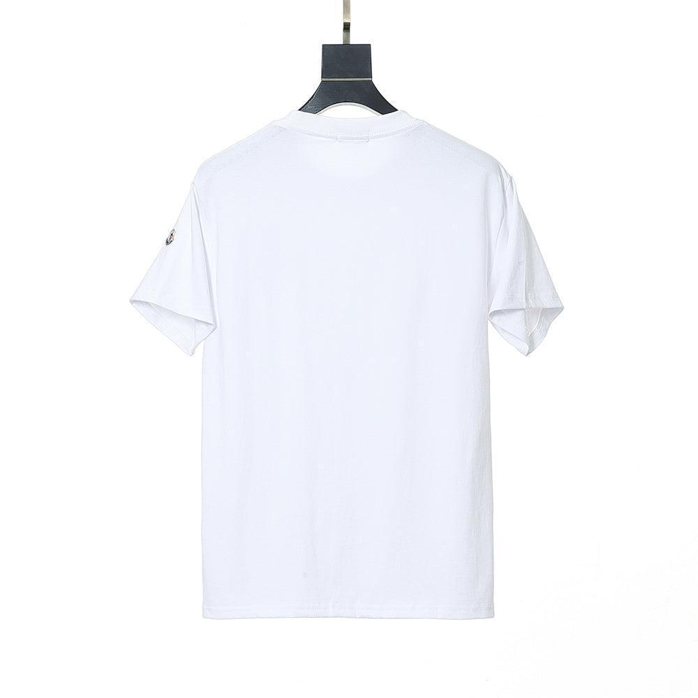 Moncler T-Shirt Without Collar 'White' - SleekGait