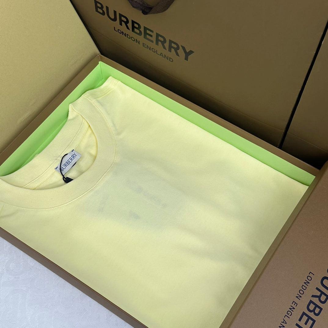 Burberry Yellow T-Shirt Without Collar - SleekGait