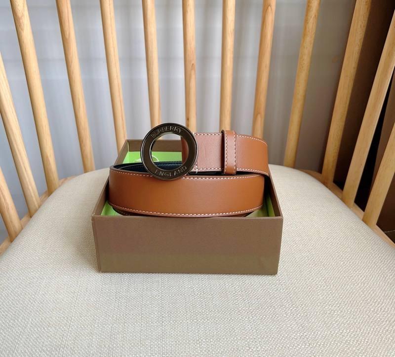 Burberry Leather Vintage Belt 'Brown' - SleekGait