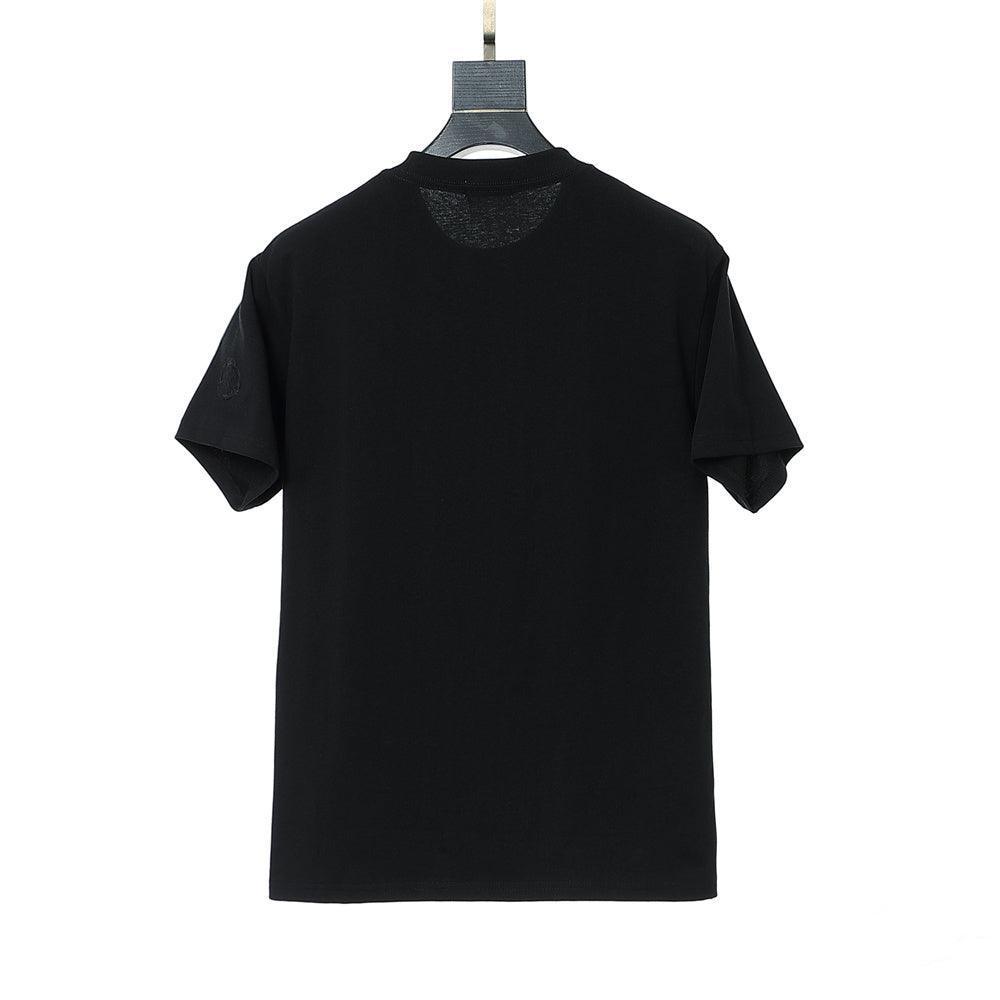 Moncler T-Shirt Without Collar 'Black' - SleekGait