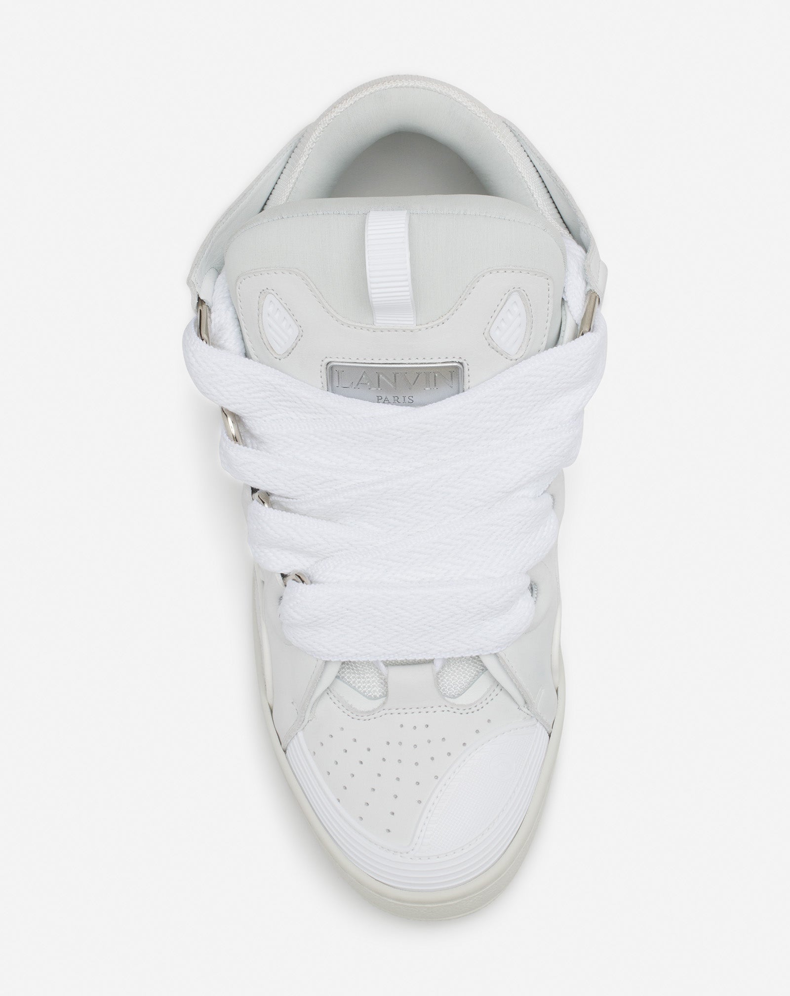 Lanvin LEATHER CURB SNEAKERS