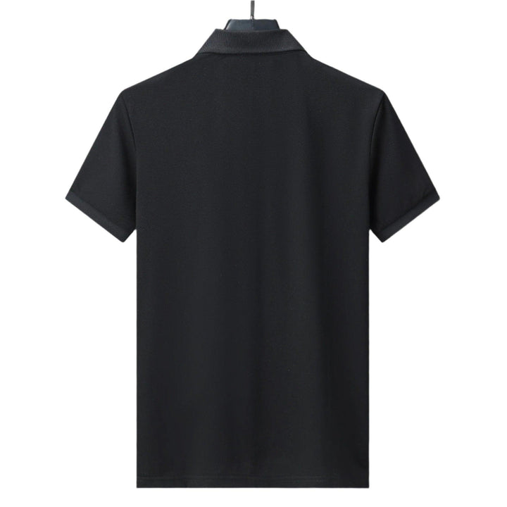 Burberry Black T-Shirt With Collar - SleekGait