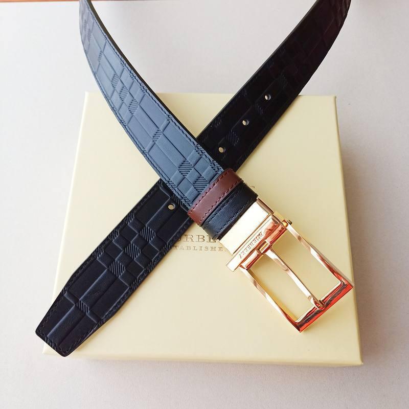 Burberry Leather Vintage Belt 'Black' - SleekGait
