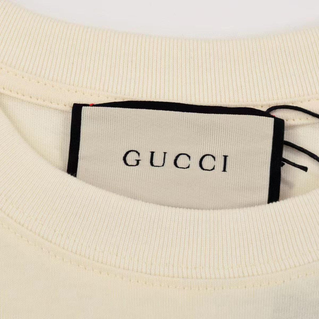 Gucci T-Shirt Without Collar 'Beige' - SleekGait