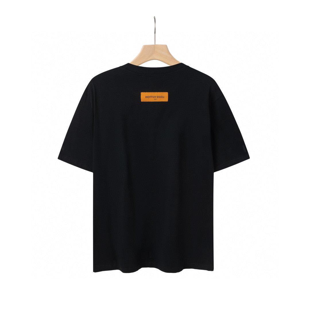 Louis Vuitton T-Shirt Without Collar 'Black' - SleekGait