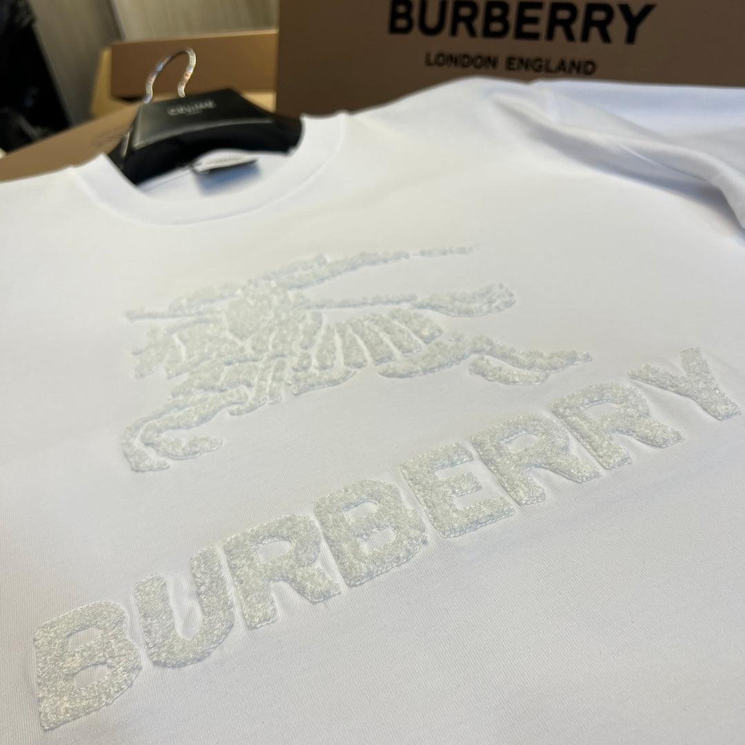 Burberry T-Shirt Without Collar 'White' - SleekGait