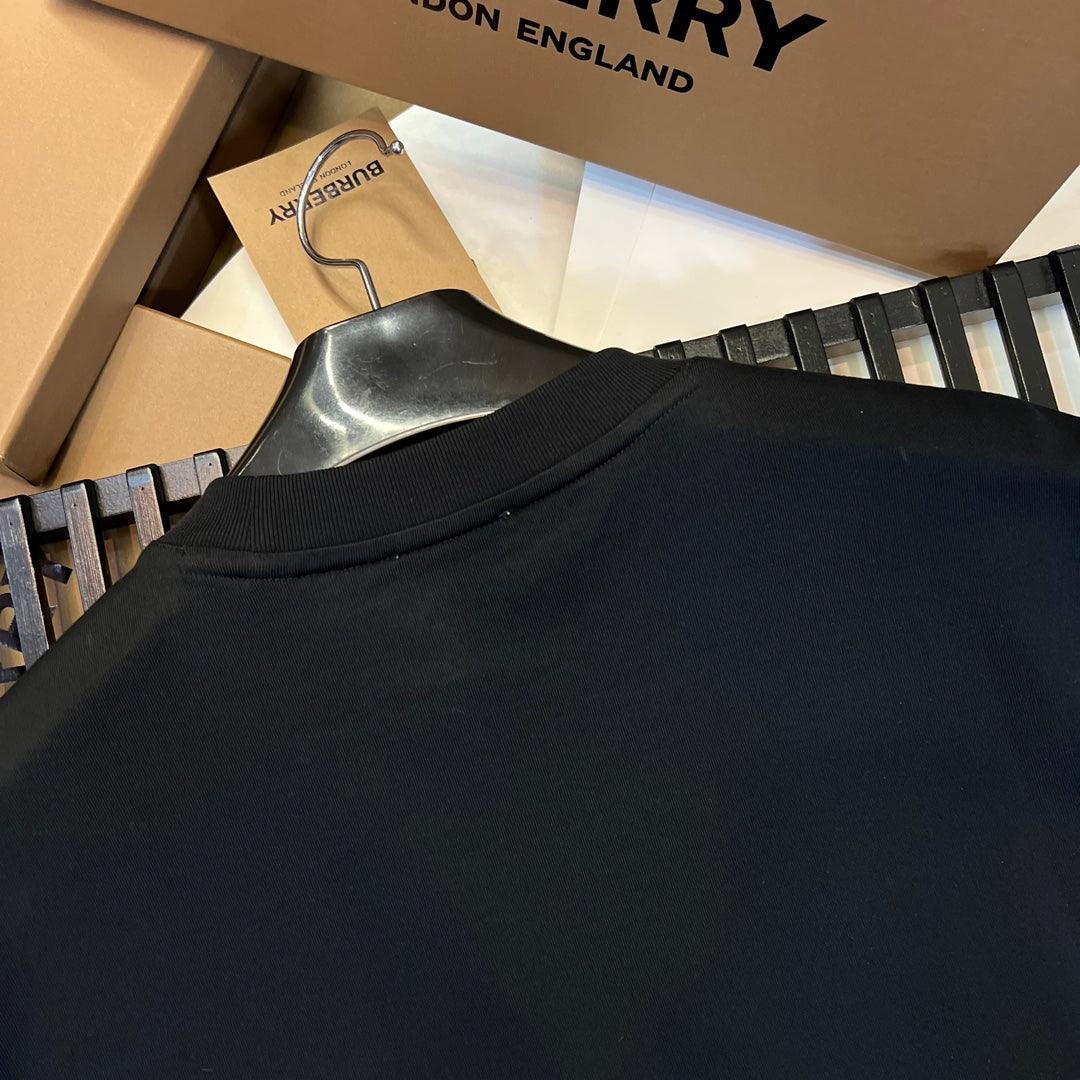 Burberry T-Shirt Without Collar 'Black' - SleekGait