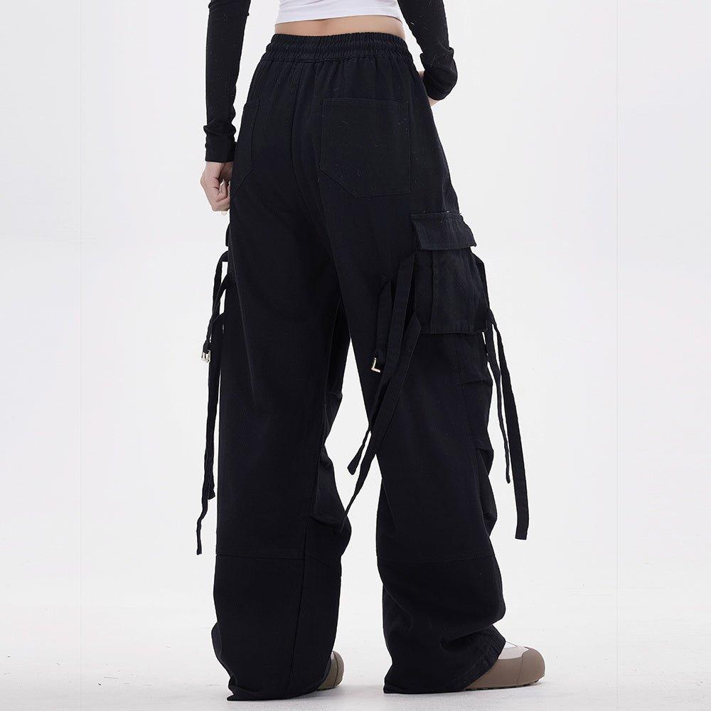 Fashion Loose Casual Wide Leg Mop Pants - SleekGait