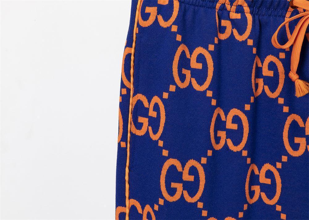 Gucci Long Pant 'Blue/Orange' - SleekGait