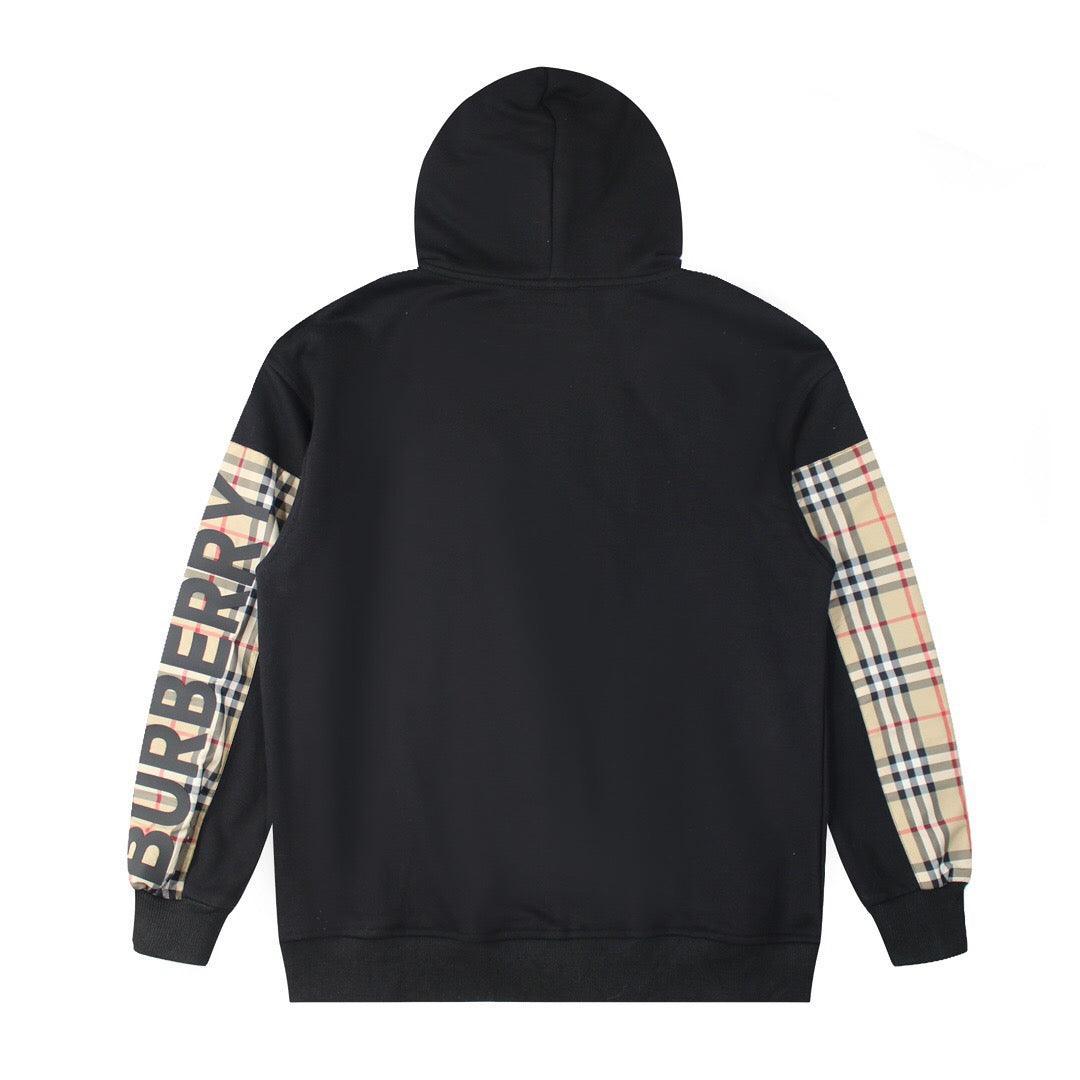 Burberry Vintage Check Panel Oversized Jacket 'Black' - SleekGait