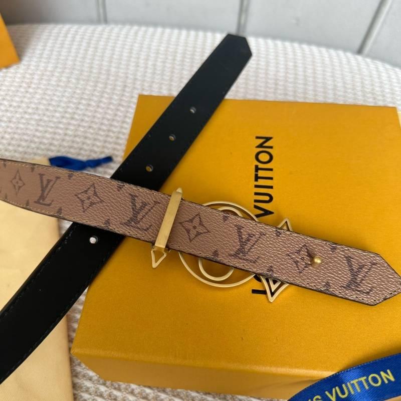 Louis Vuitton Woman Reversible Belt 'Brown/Black' - SleekGait