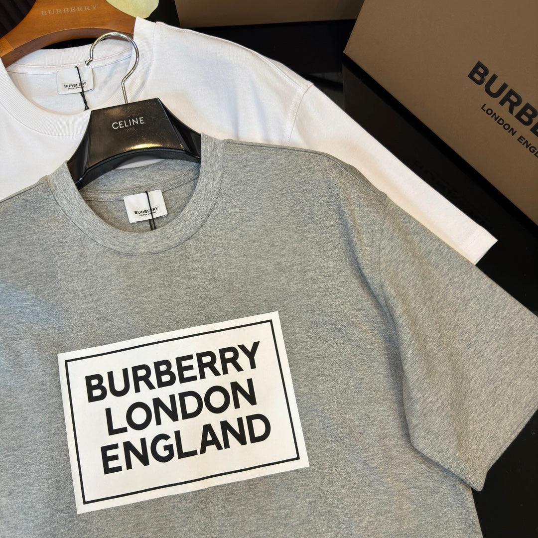 Burberry Grey T-Shirt Without Collar - SleekGait