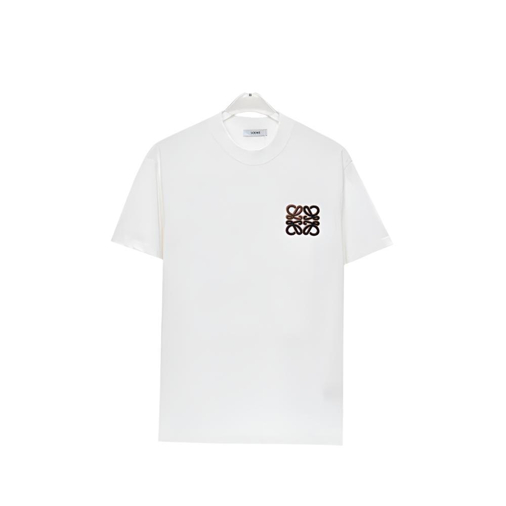 Loewe T-Shirt Without Collar 'White' - SleekGait