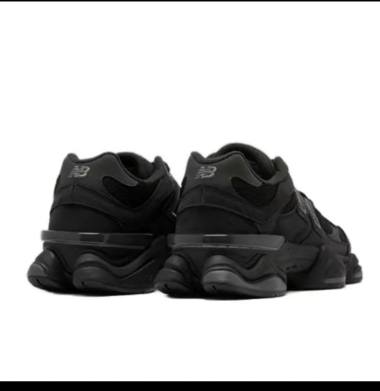 New Balance 9060 Triple Black Cat Youth / Women's Perfect Casual Daily Lifestyle Sneaker Fashion Footwear Gym Walking Shoe Running Sneaker Girl