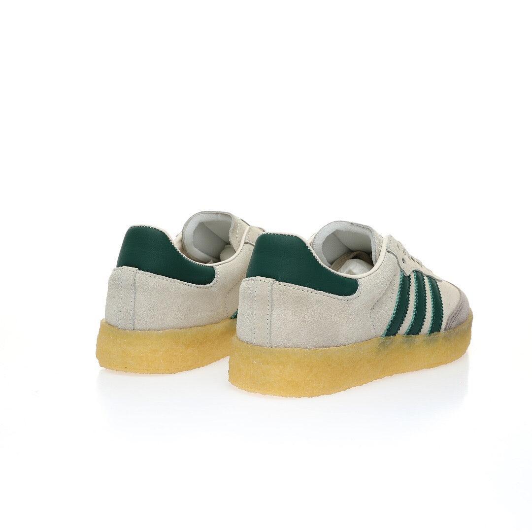 Adidas Originals Clarks 8th Street Samba By Ronnie Fieg Chalk 'White Green' - SleekGait