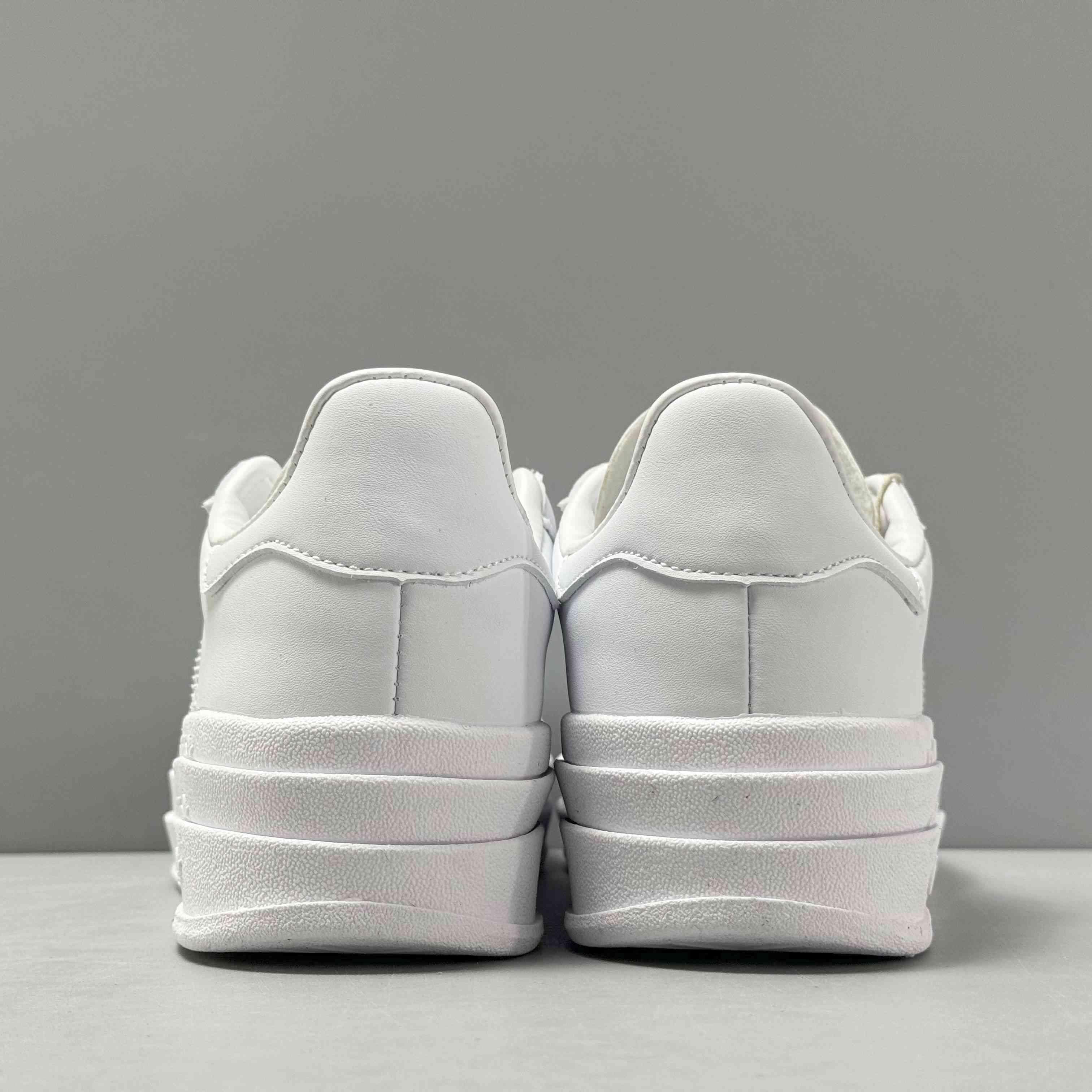 Adidas Originals Gazelle Bold 'Triple White' - SleekGait