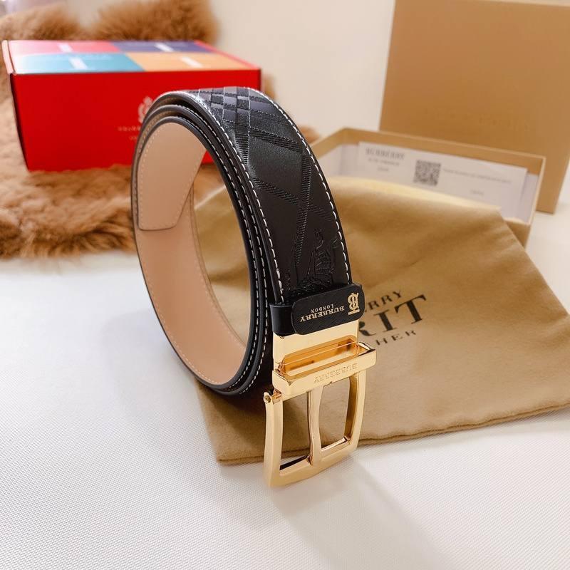 Burberry Leather Vintage Belt 'Black' - SleekGait