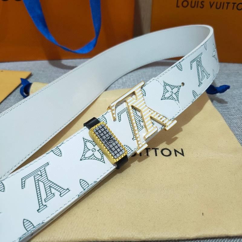 Louis Vuitton Reversible Belt 'White'