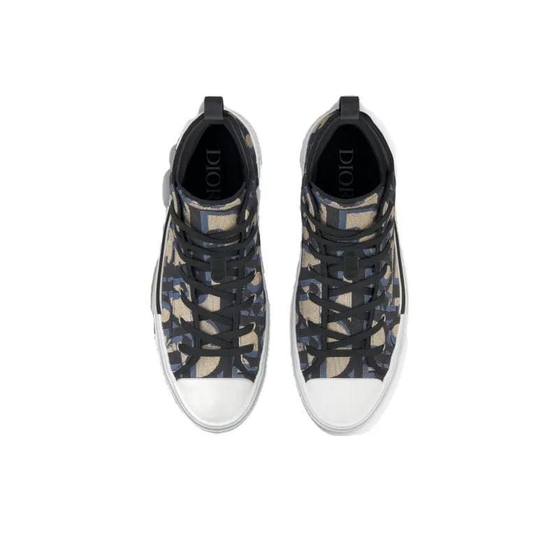 Dior ‘B23’ High-Top Sneakers Beige - SleekGait