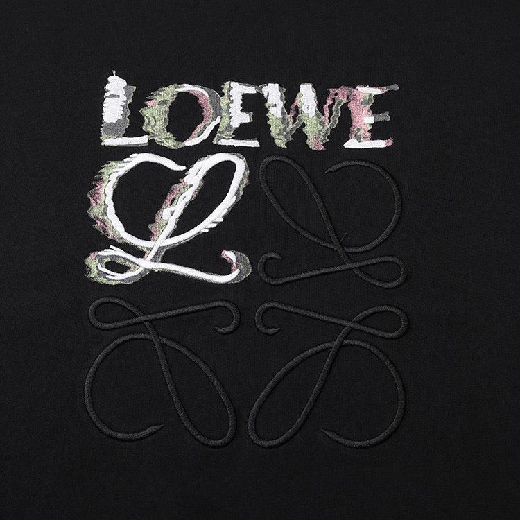 Loewe T-Shirt Without Collar 'Black' - SleekGait