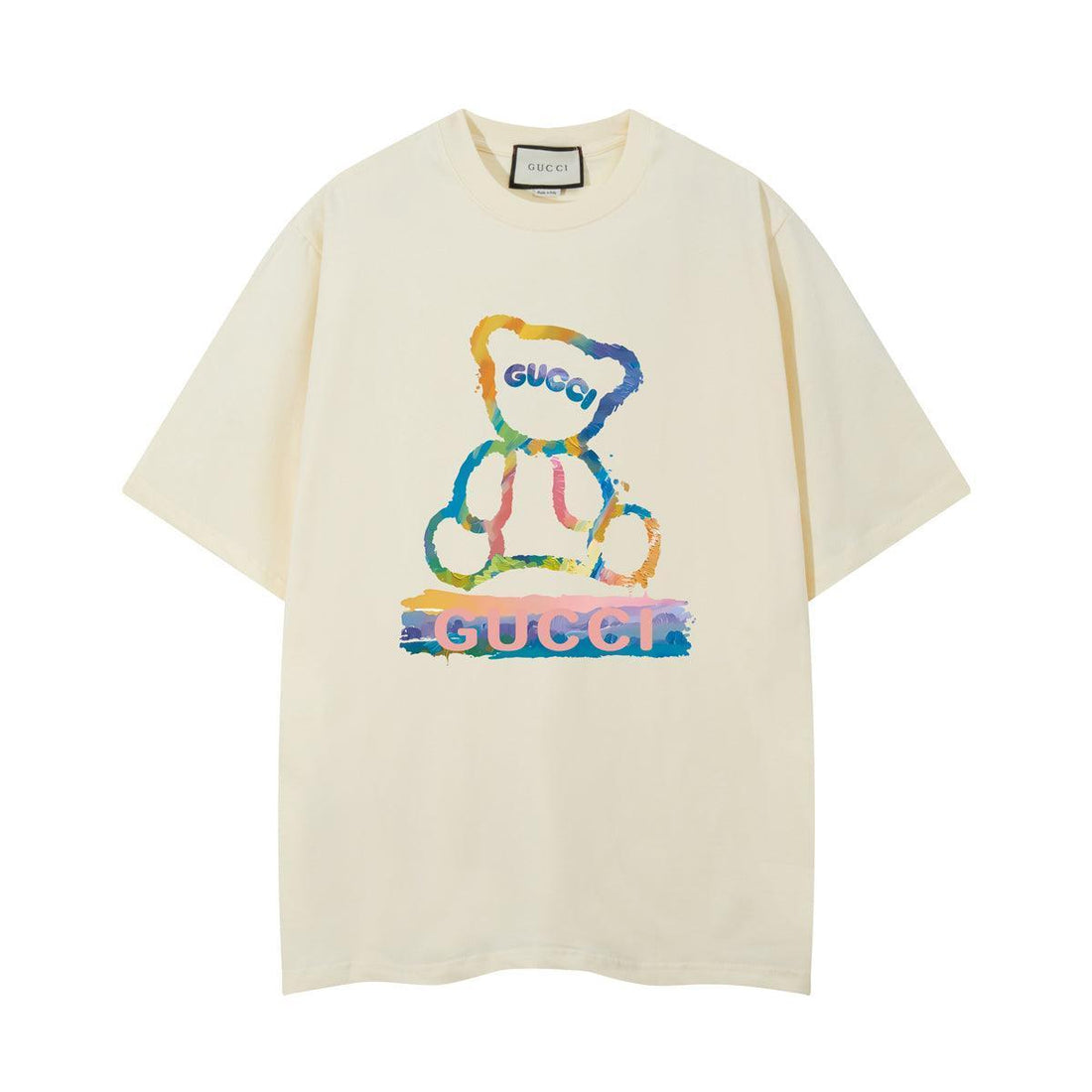 Gucci T-Shirt Without Collar 'Beige' - SleekGait