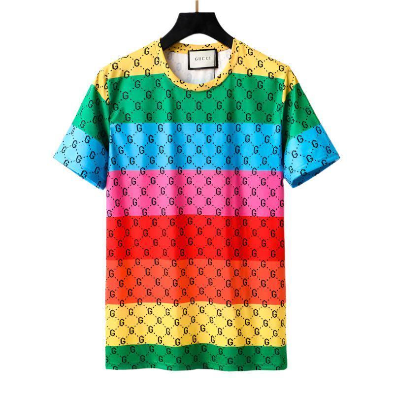 Gucci T-Shirt Without Collar 'Multicolor' - SleekGait