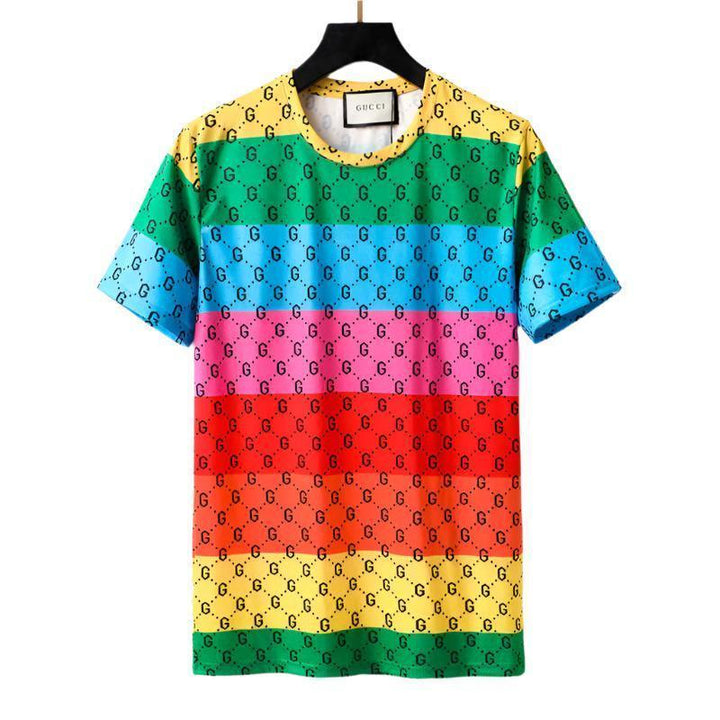 Gucci T-Shirt Without Collar 'Multicolor' - SleekGait