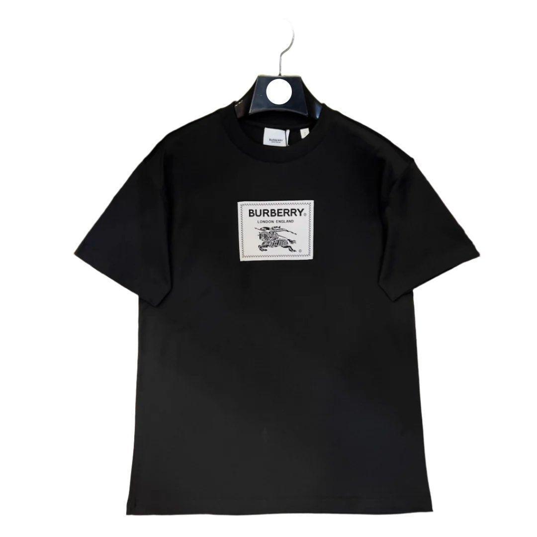 Burberry T-Shirt Without Collar 'Black' - SleekGait