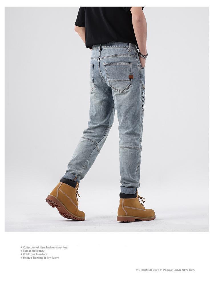 Men's Simple Comfortable Slim Jeans - SleekGait