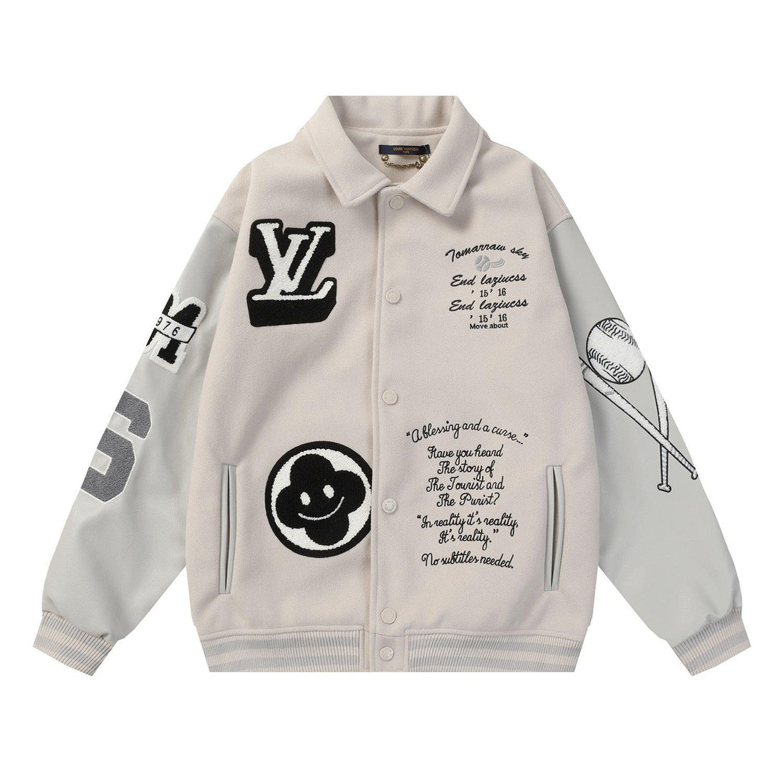 LOUIS VUITTON Varsity Jacket 'Beige'