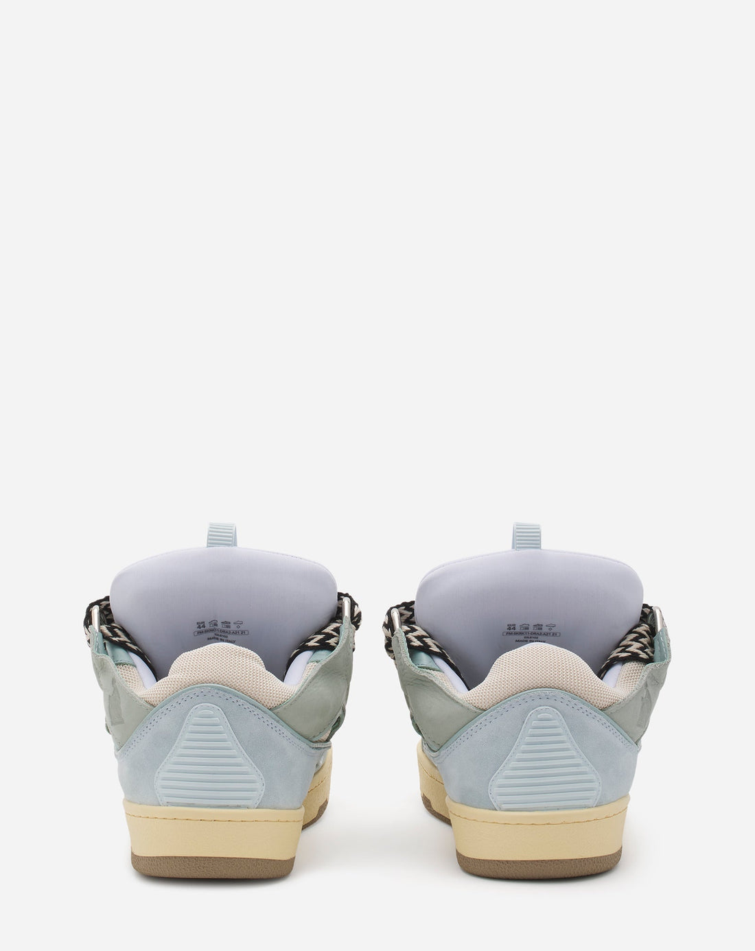 LEATHER CURB SNEAKERS