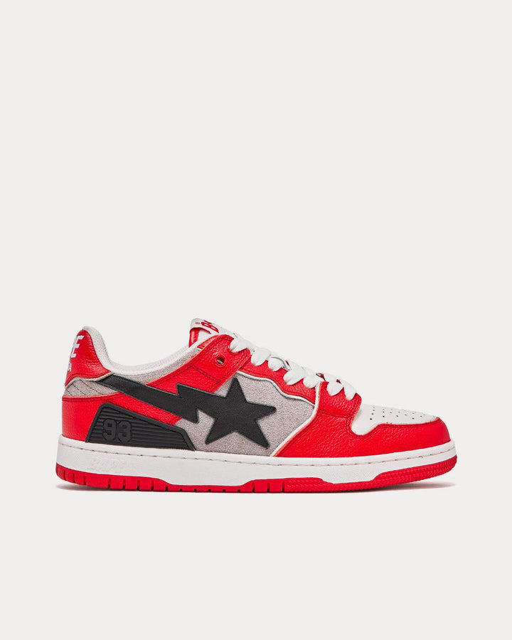 SK8 STA M1 Red Low Top Sneakers - SleekGait