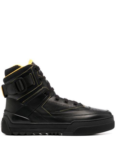 Fendi logo-detail high-top sneakers - SleekGait