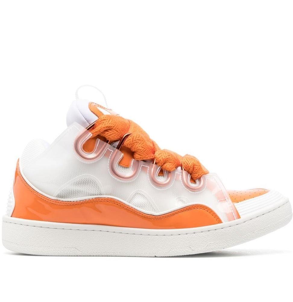 ORANGE AND WHITE LANVIN - SNEAKER - SleekGait