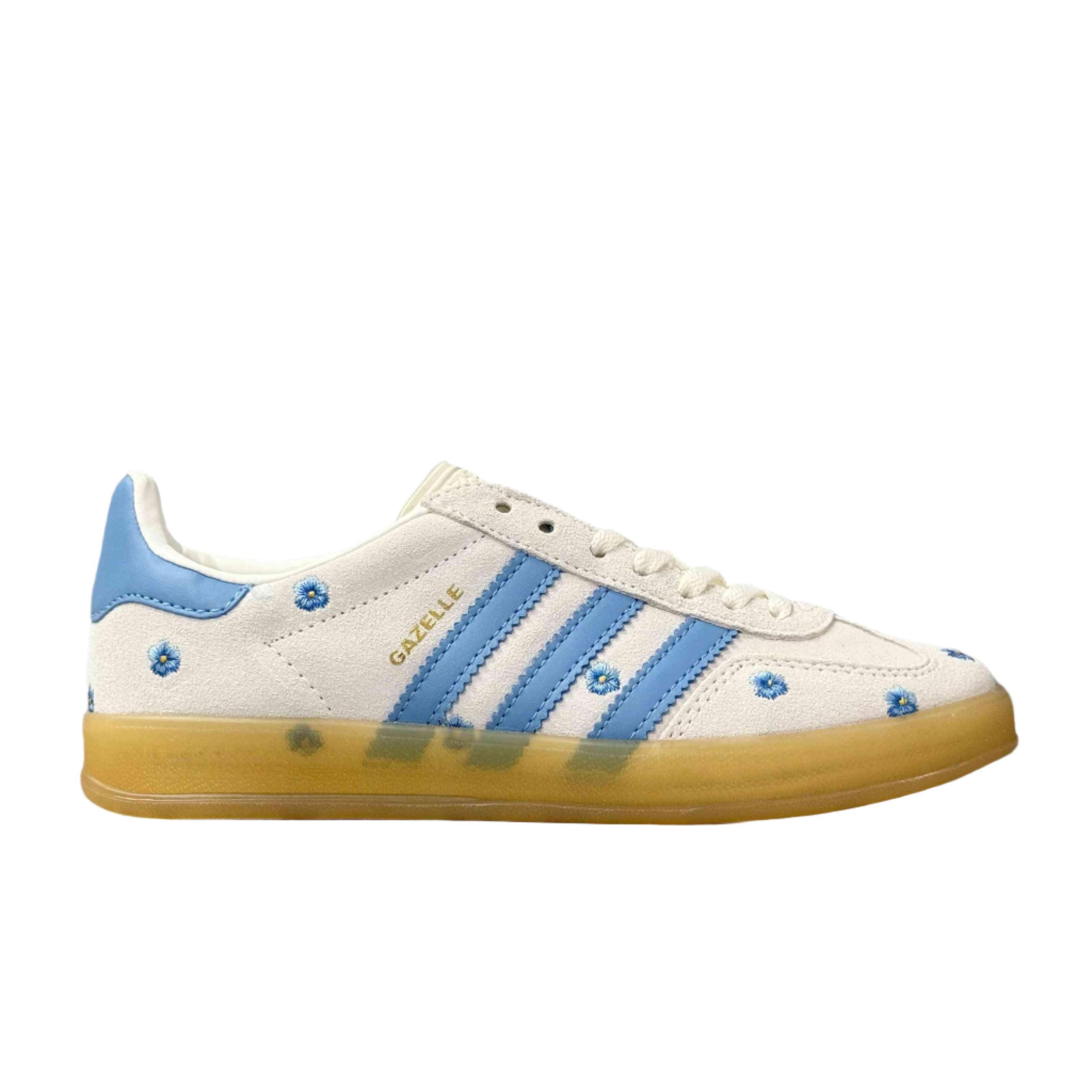 Adidas Originals Gazelle Indoor 'Light Blue Floral' - SleekGait