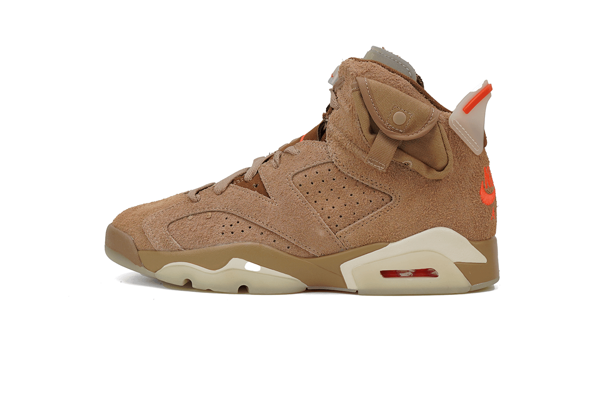 Air Jordan 6 Retro Travis Scott British Khaki - SleekGait