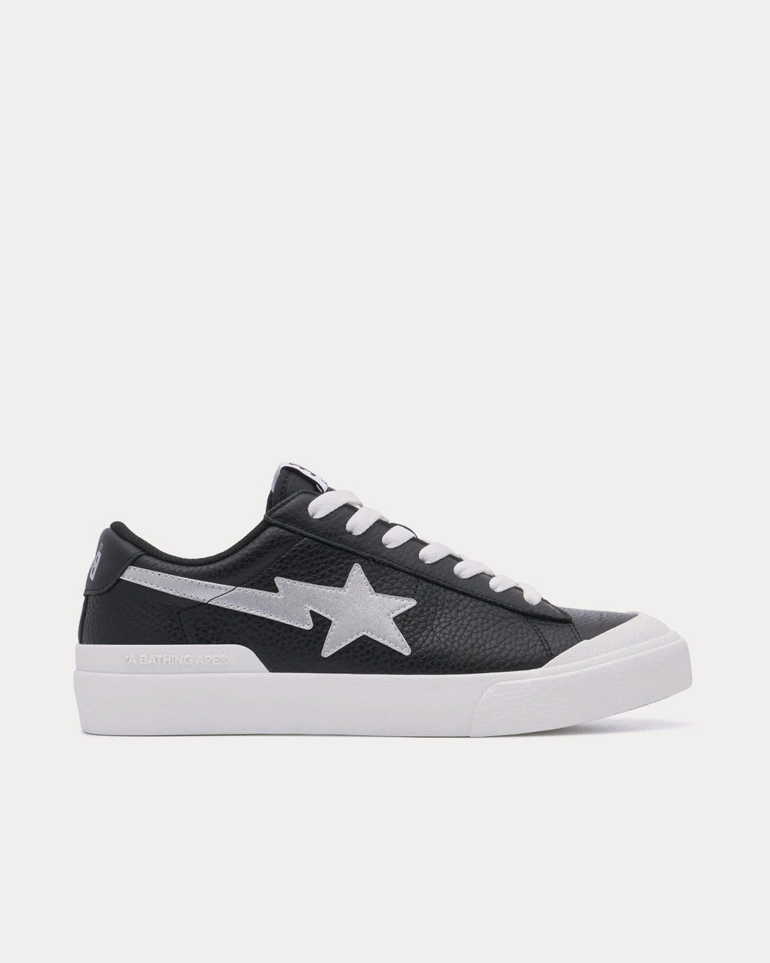 Mad Sta #1 Black / Silver Low Top Sneakers - SleekGait