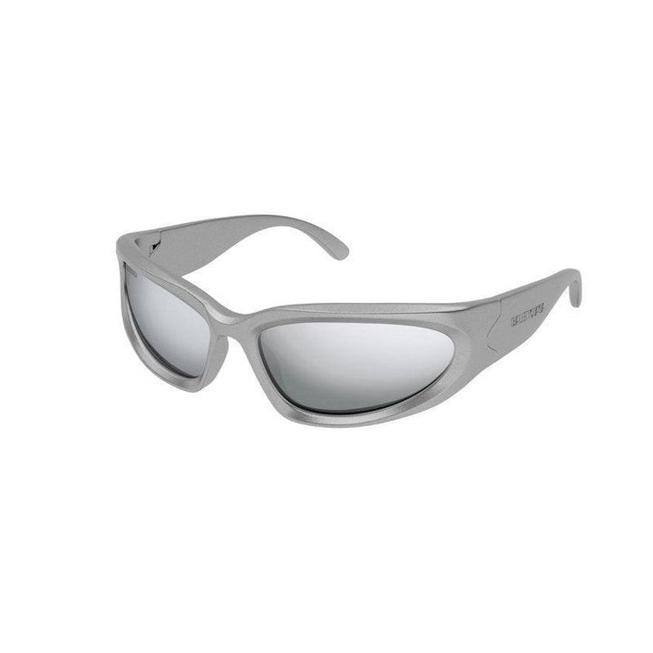 BALENCIAGA Sleek Silver Gender-Neutral Sunglasses - SleekGait