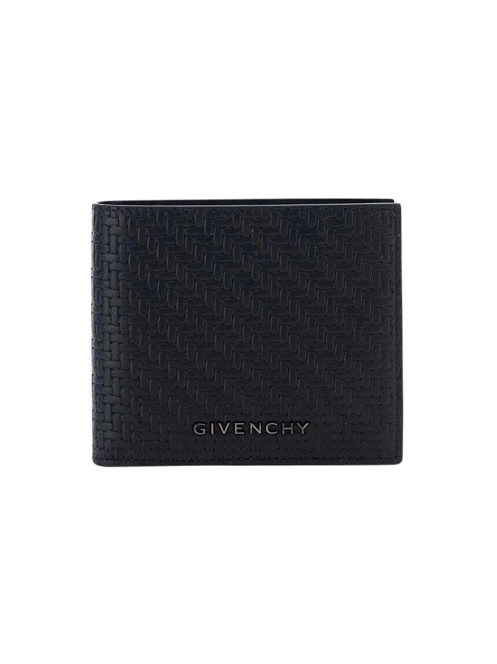 GIVENCHY Men's Mini Bi-Fold Leather Wallet - SleekGait