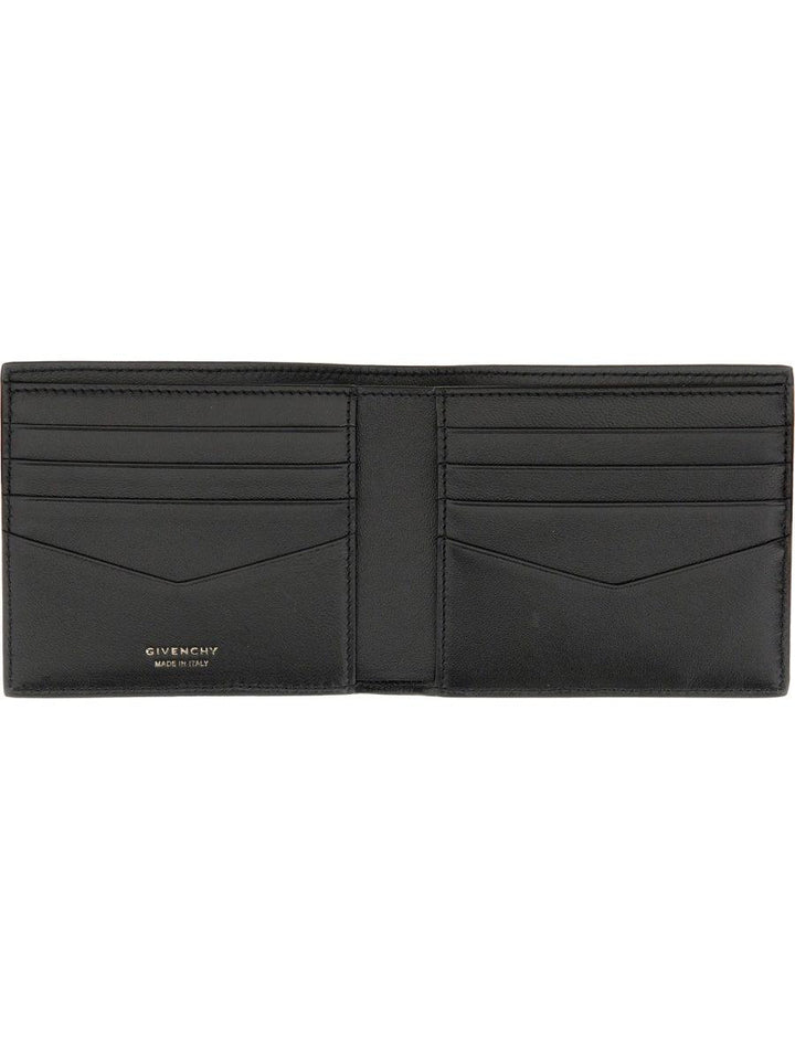 GIVENCHY Men's Mini Bi-Fold Leather Wallet - SleekGait