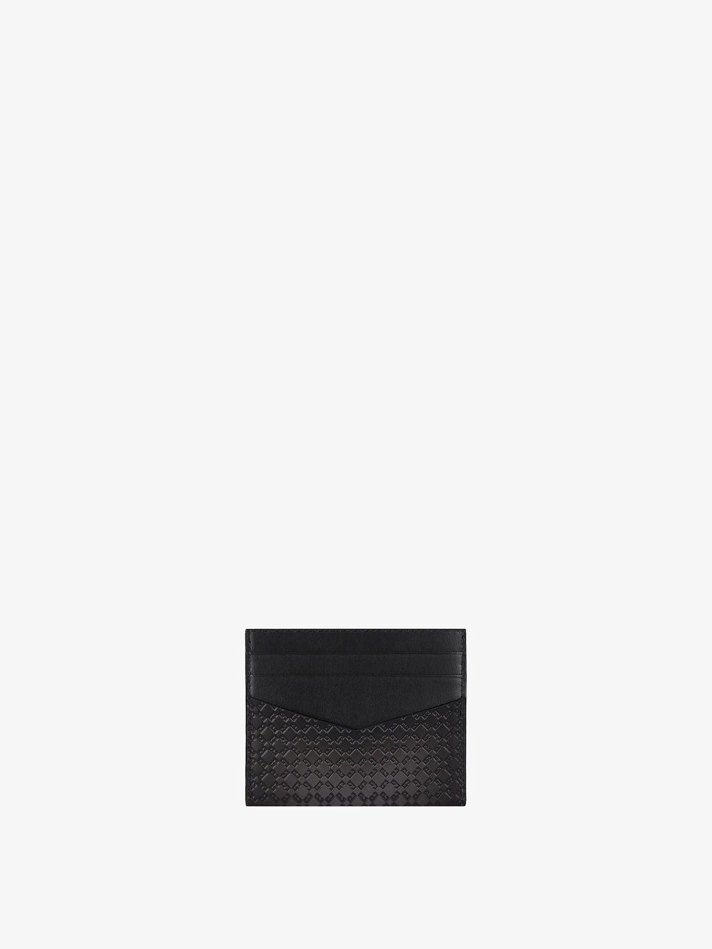 GIVENCHY Mini Leather Card Holder with Logo - SleekGait