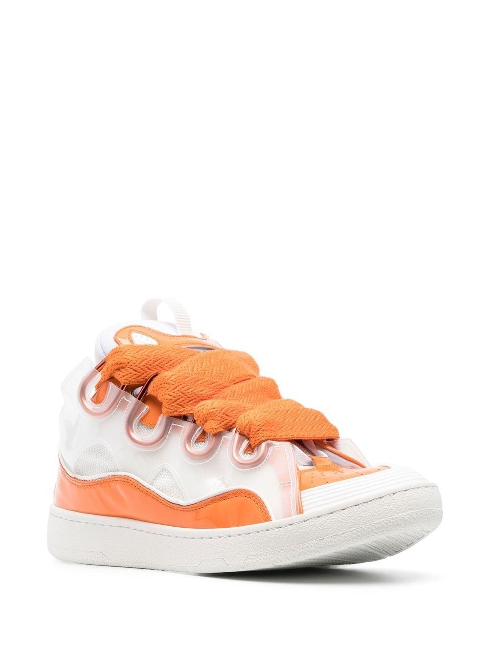 ORANGE AND WHITE LANVIN - SNEAKER - SleekGait