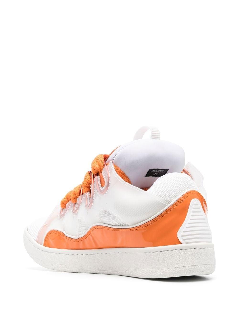 ORANGE AND WHITE LANVIN - SNEAKER - SleekGait