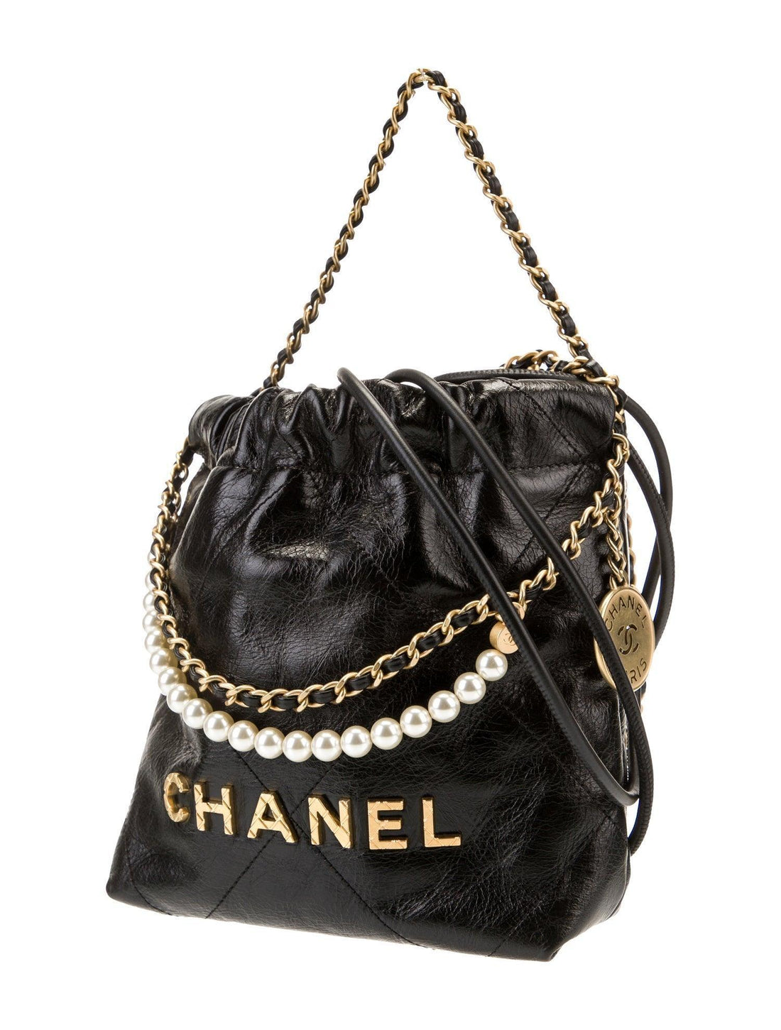 Chanel 2023 Mini Pearl 22 Hobo - SleekGait