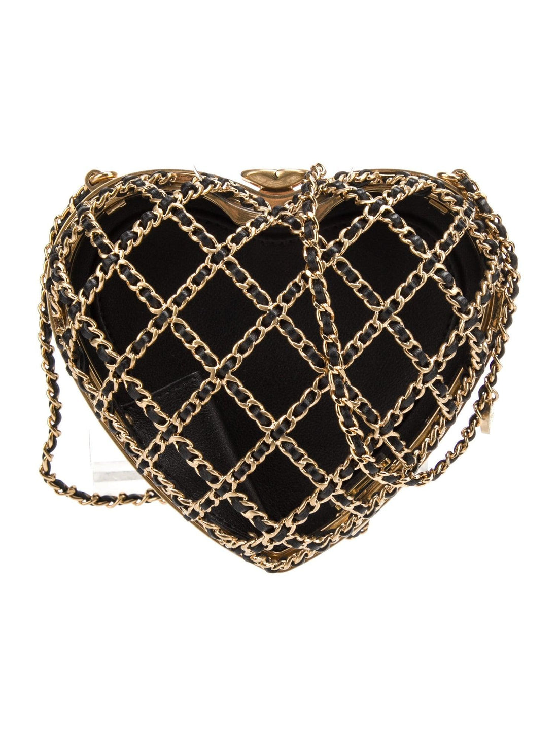 Chanel 2023 CC Heart Minaudiere Bag